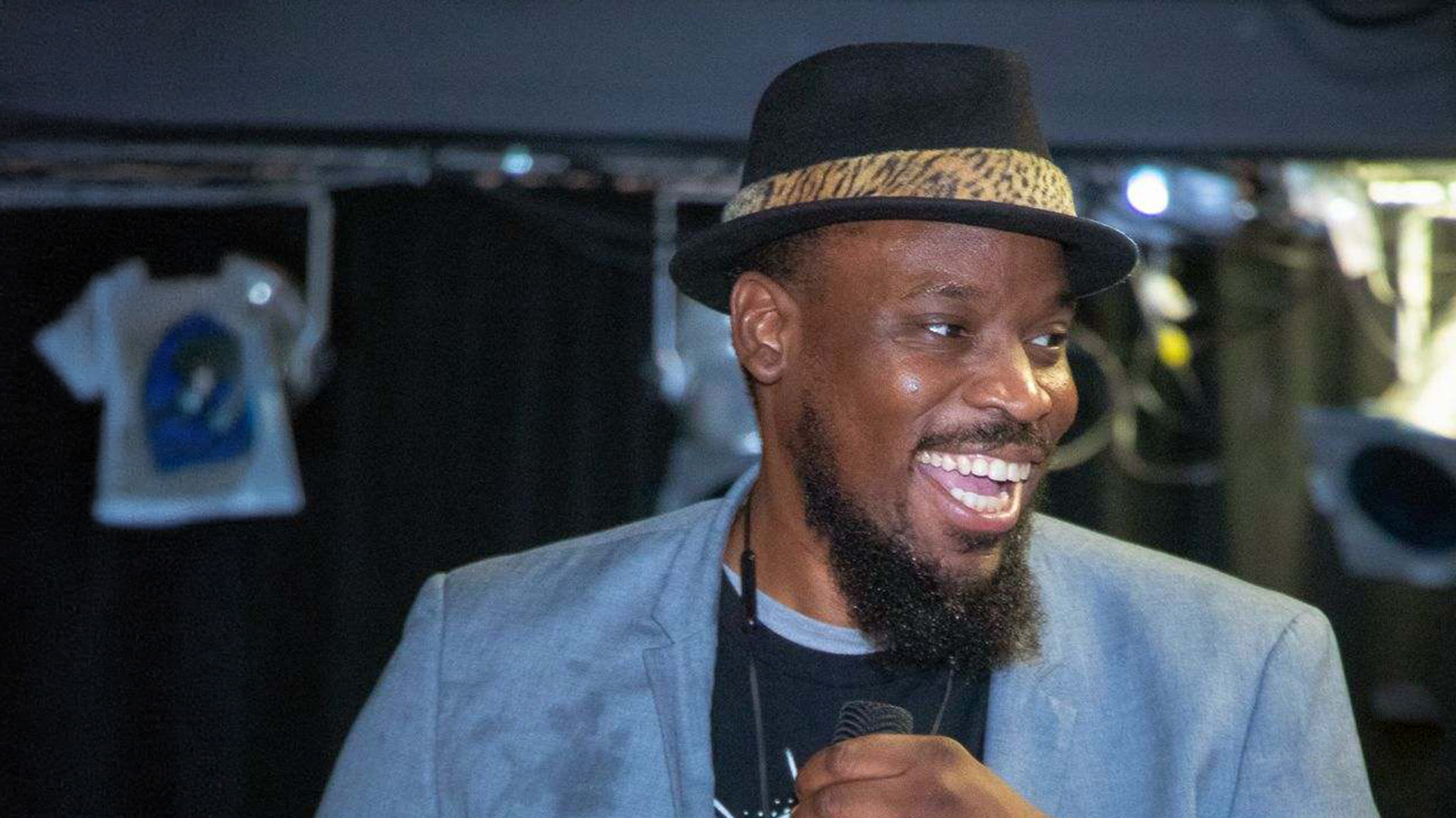 G Dash Jones smiling at an event